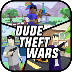 تحميل لعبه Dude Theft Wars مهكرة نقود لا نهائية